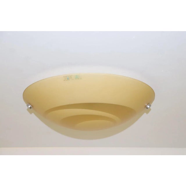 Giro Modern Murano Ceiling Lamp Amber Glass For Sale - Image 10 of 10