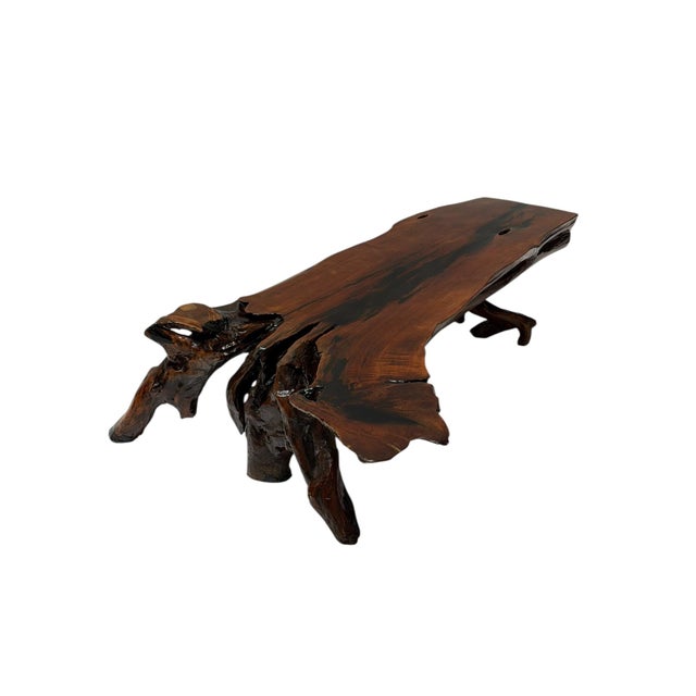Brutalist Brutalist Tree Root Coffee Table, 1970s For Sale - Image 3 of 14