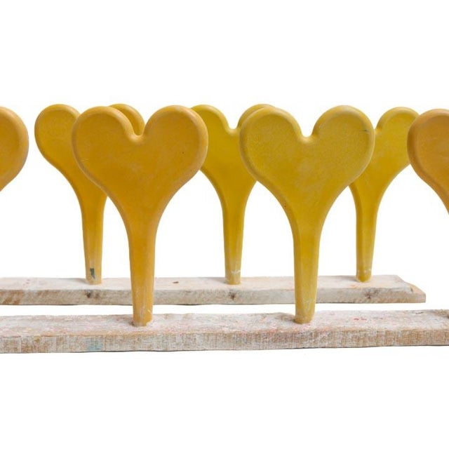 Heart Balloon Form Strand Yellow XLG For Sale - Image 10 of 10