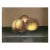 This is one of two pastels that are being offered separately. This one depicts three peaches resting on a marble table....