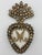 Religious Antique Sacred Heart Reliquary – 19th Century Devotional Treasure For Sale - Image 3 of 6