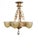 Art Deco Slip Shade Chandelier by the Lincoln Manufacturing Company C. 1930's For Sale - Image 4 of 11