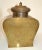 Lidded Tinned Brass Urn Asian Influenced Mid-Century Modern Vessel 1960 For Sale - Image 9 of 12
