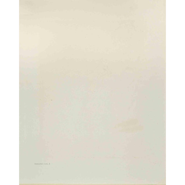 Modern Salvador Dali, The Greatest Beauty of Beatrice, Woodcut, 1963 For Sale - Image 3 of 4