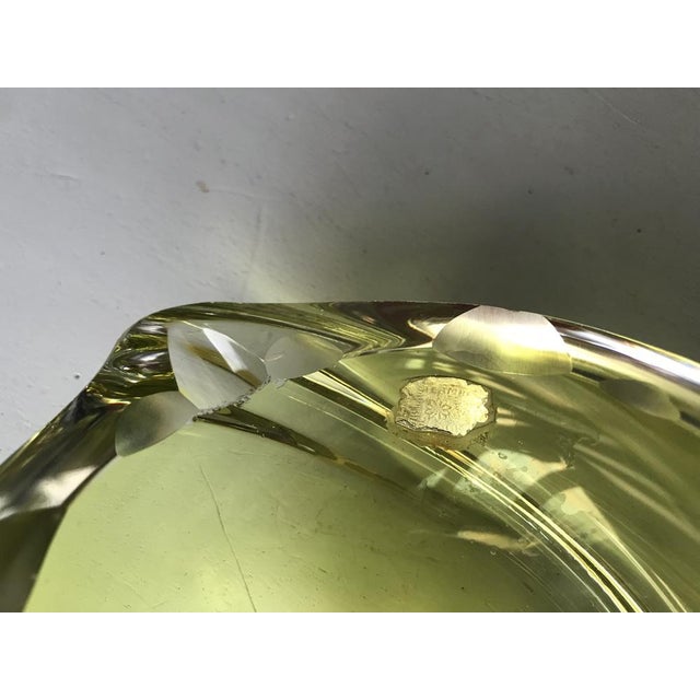 Crystal Ashtray from Val Saint Lambert, Belgian, 1960s For Sale - Image 10 of 16