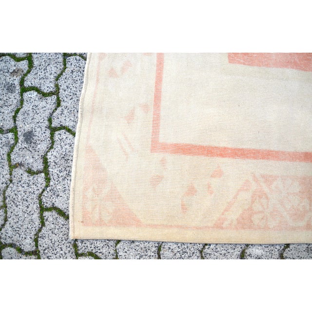 Beige 1960s Anatolian Turkish Oversize Handmade Overdyed Rug For Sale - Image 8 of 11