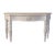 Vintage Custom-Artisan Console Table - Magnolia White For Sale