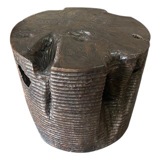 Andrianna Shamaris Magnificent Teak Wood Table For Sale