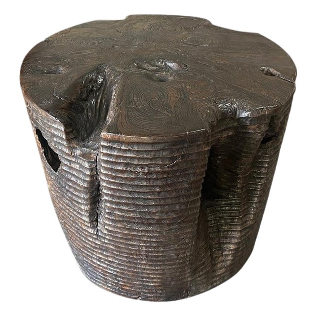 Andrianna Shamaris Magnificent Teak Wood Table For Sale
