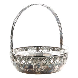 Art Nouveau Fruit Basket from WMF, 1890s For Sale