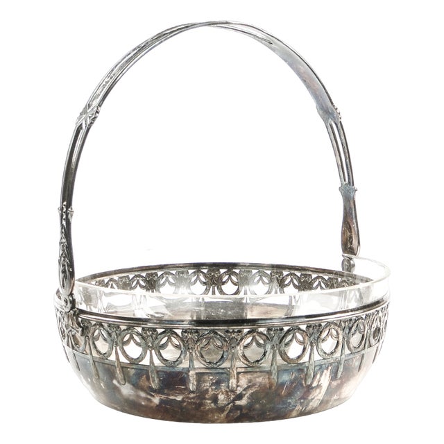 Art Nouveau Fruit Basket from WMF, 1890s For Sale
