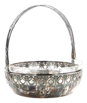 Art Nouveau Fruit Basket from WMF, 1890s