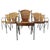 Wicker Chairs attributed to Frederick Weinberg, 1960s, Set of 6 For Sale - Image 11 of 11