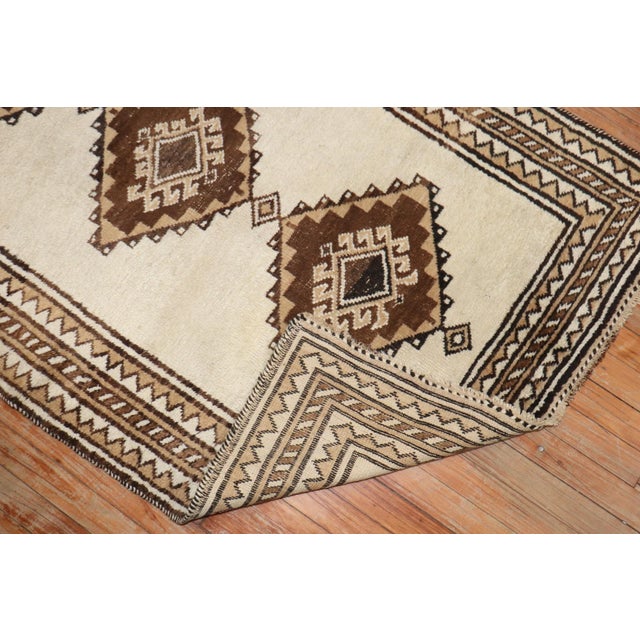 Vintage Persian Gabbeh Runner - 3'4" x 7'8" For Sale In New York - Image 6 of 6