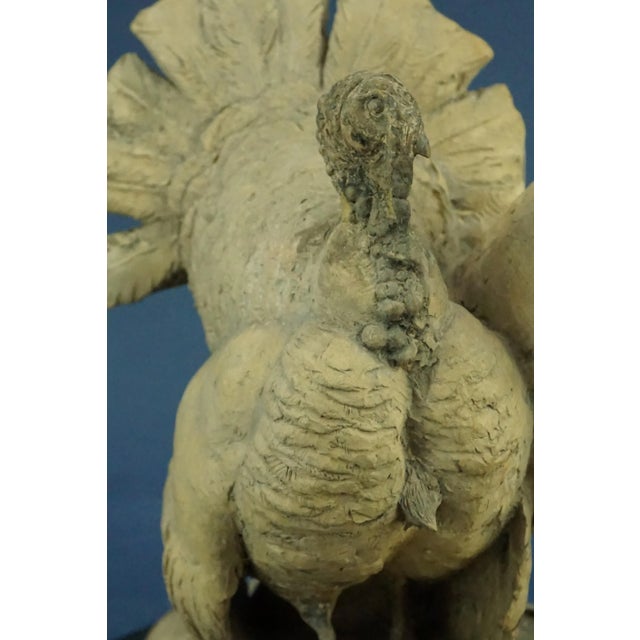 20th Century Art Nouveau Group of Turkeys and Rooster by Guido Cacciapuoti, Italy, 1920s-1940s For Sale - Image 11 of 18