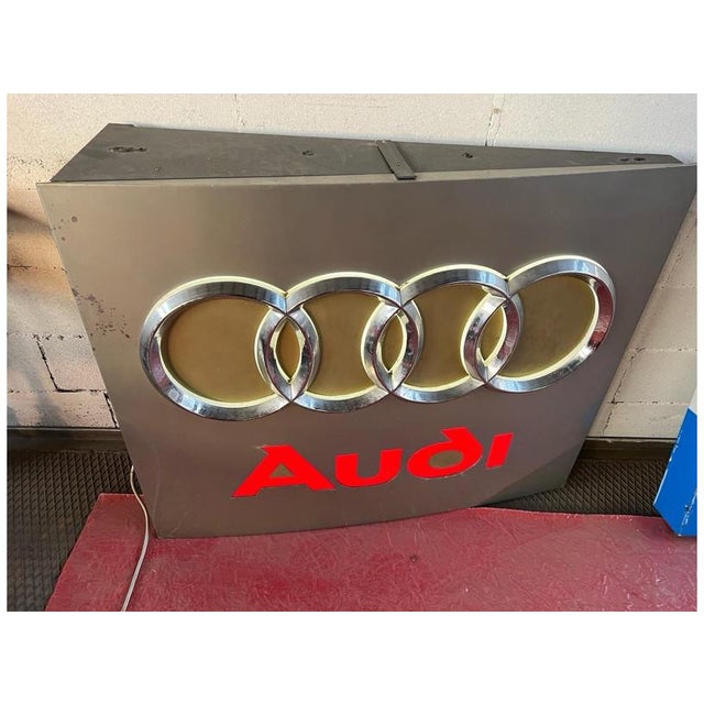 Audi Backlit NEON Sign, 1980s For Sale - Image 16 of 18