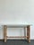 Tan Vintage Bundled Rattan Console Table After McGuire For Sale - Image 8 of 12