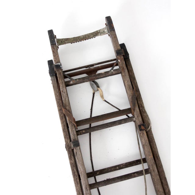 American Early 20th Century Oshkosh Patented Safety Ladder For Sale - Image 3 of 18