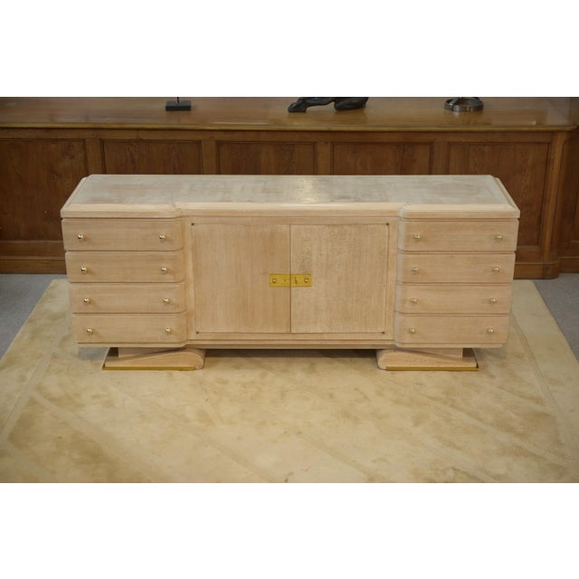 Modernist Art Deco Buffet by Pechon Mof 1941 for the Decorator Pebreuil, 1940s For Sale - Image 14 of 16