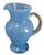Late 20th Century Hand Blown Blue Art Glass "Wanda" Hand Made in Poland Pitcher Original Label For Sale - Image 10 of 10