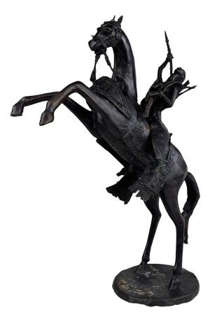 19th Century European Bronze Figural Sculpture of an African Horseman