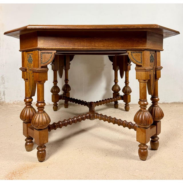 Traditional Spanish Renaissance Revival Table, 20th Century For Sale - Image 3 of 13