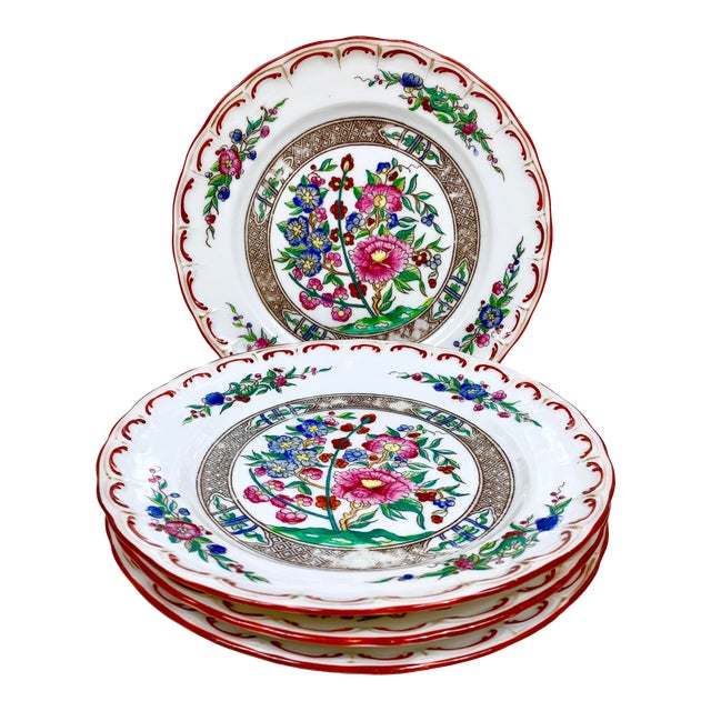 Antique Floral PlatesSet of 4 Chairish
