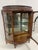 Early 20th Century Antique Demilune French Louis XV Walnut Vitrine Display Cabinet For Sale - Image 5 of 13