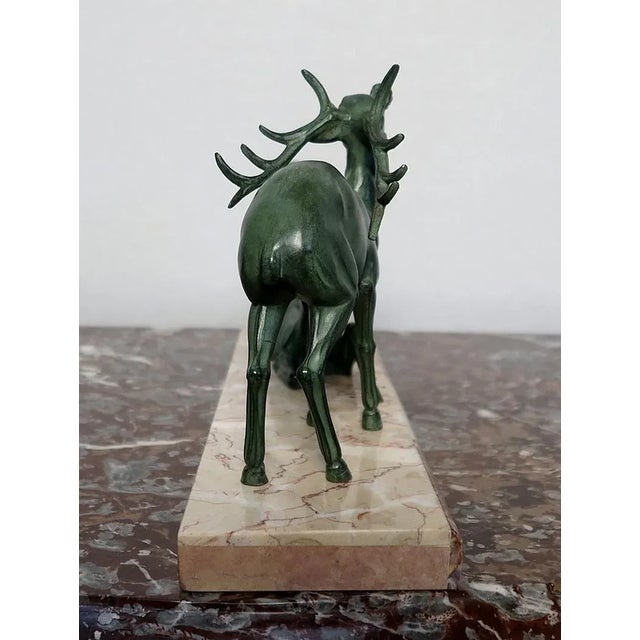 Art Deco Stag & Deer, 20th-Century For Sale - Image 12 of 18