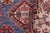 Blue Shabby Chic Tribal Super Kazak Blue/Beige Wool Rug - 9'0'' X 12'1'' For Sale - Image 8 of 10