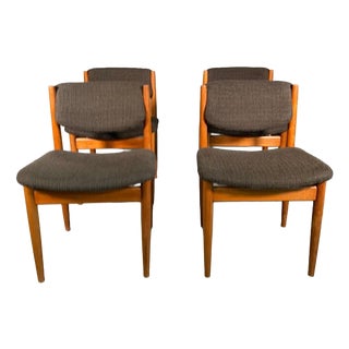 Dining Chairs by Finn Juhl for France & Søn, 1960s, Set of 4 For Sale