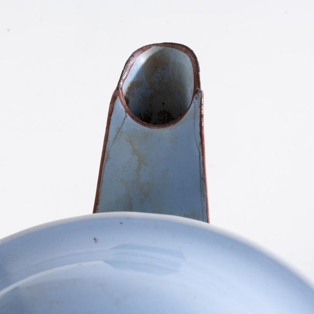 Vintage European Enamel Coffee Pot For Sale - Image 4 of 11