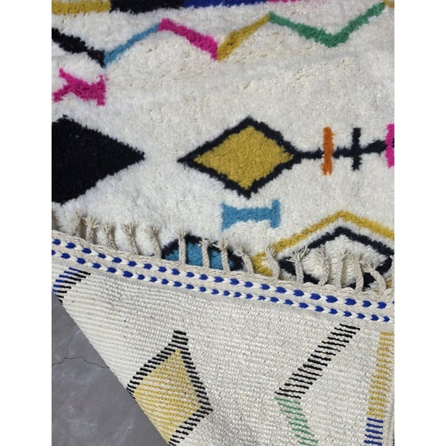 2020s Moroccan Berber Azilal Rug - 8.2 X 6 Ft For Sale - Image 5 of 6