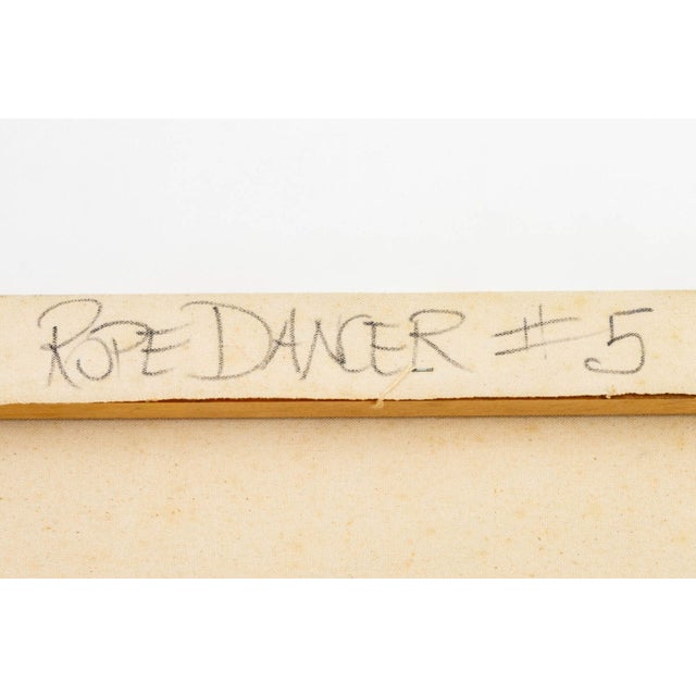 Jack Roth "Rope Dancer #5" Acrylic on Canvas, 1980 For Sale - Image 9 of 10