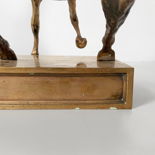 Bruno Cassinari and Miguel Berrocal, Italian Modern Sculpture of Horse, 1973, Bronze For Sale - Image 15 of 18