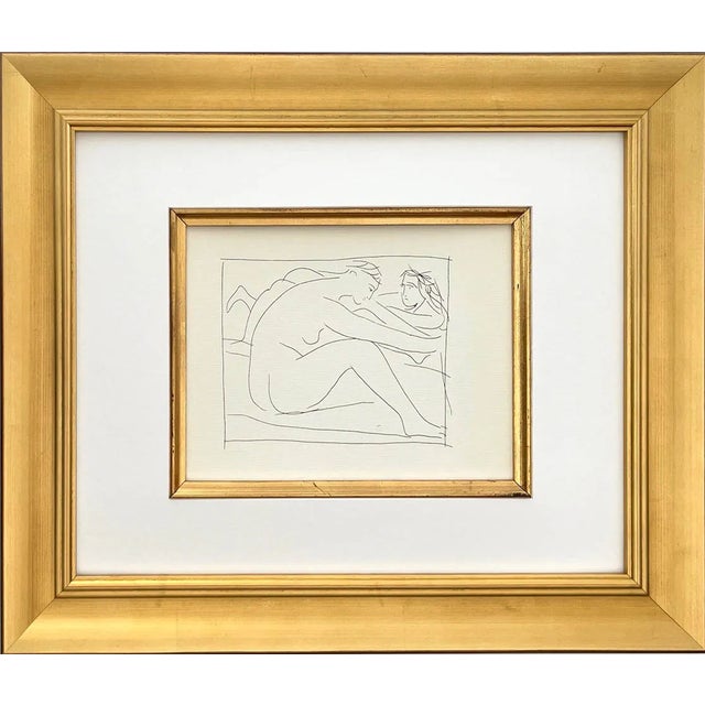 Title: Two female nudes Artist: Pablo Picasso (after) Country: Spain Medium: Facsimile ? 25 Marks: Not signed, not...