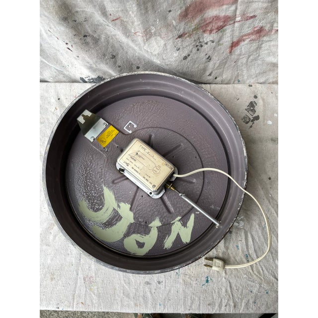 Vintage Simplex Industrial Plugged Wall Clock For Sale In Seattle - Image 6 of 8