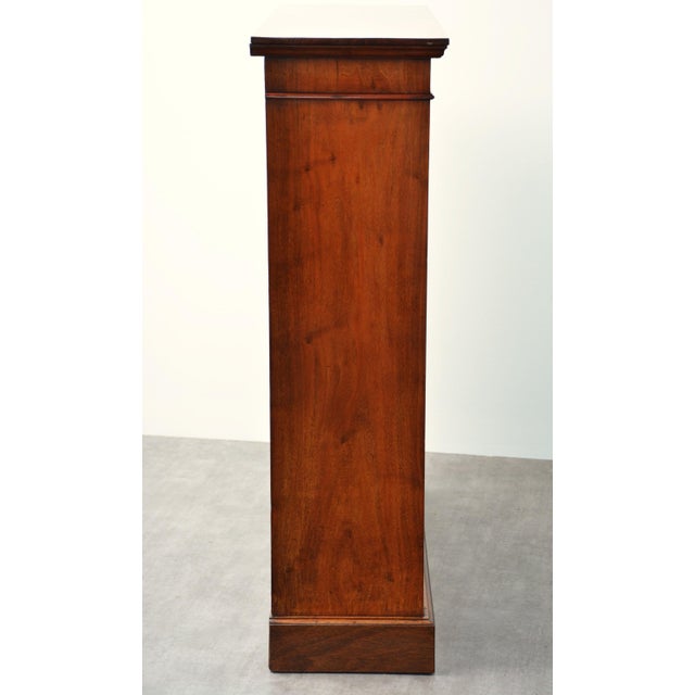 Wood Antique Victorian Walnut Open Bookcase with Adjustable Shelves, 1880 For Sale - Image 7 of 18