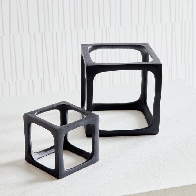 Kenneth Ludwig Chicago Cubist Sculptures, Set Of 2 For Sale - Image 4 of 6