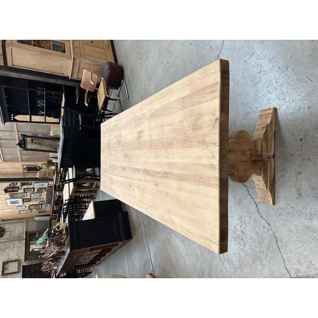 1960s Monastery-Style Table in Oak For Sale - Image 5 of 11