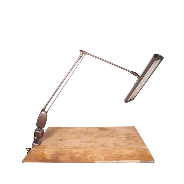 Mid 20th Century Mid 20th Century Adjustable Flex Arm Task Lamp by Dazor For Sale - Image 5 of 14