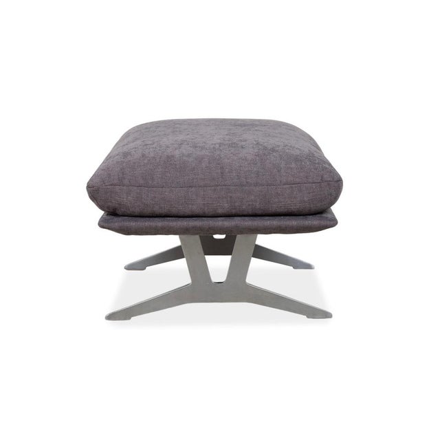 Francis Ottoman in Grey Fabric from Koinor For Sale - Image 12 of 13