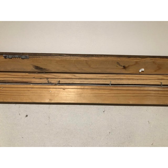 Wood Late 20th Century Cabin in the Woods Painting For Sale - Image 7 of 9