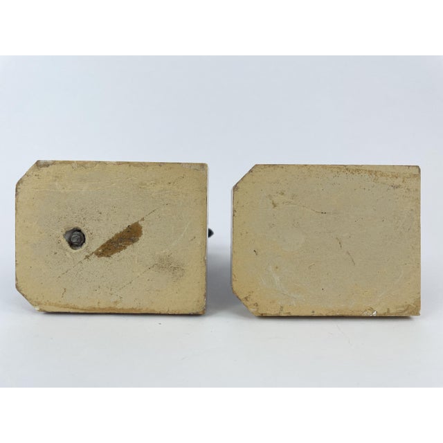 Pair of Art Deco Dog Bookends in Spelter and Marble by Jamar, France, 1930s For Sale - Image 13 of 13