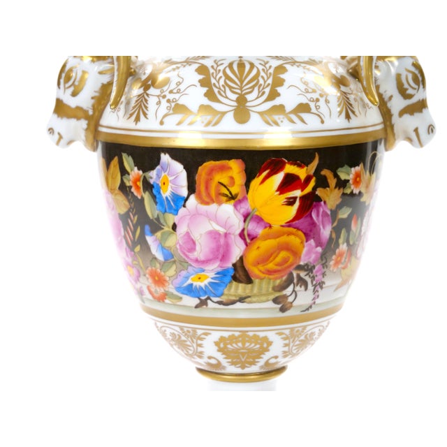 Antique German Meissen Porcelain Painted & Gilt Decorative Covered Urn For Sale - Image 11 of 13