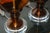 Metal Vintage Swedish Glass Lamps Brown For Sale - Image 7 of 9