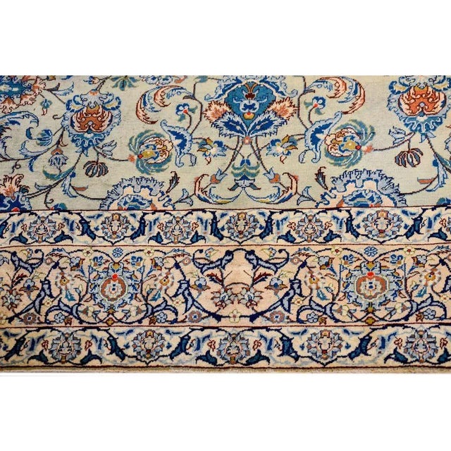 Traditional Early 20th Century Kashan Rug For Sale - Image 3 of 7