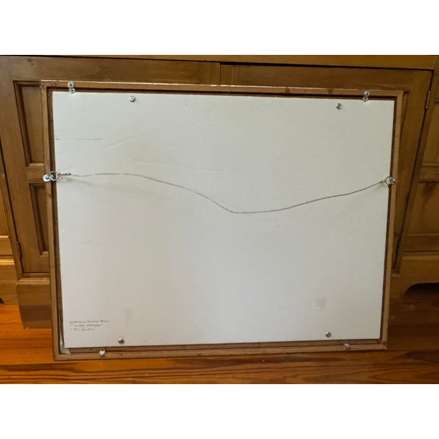 Dove Gray Hyde Park Neighborhood, the Piccadilly Theater, Chicago, Il 1957, Oil Painting by Ruth L. Drucker For Sale - Image 8 of 9