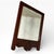 French Carved Mahogany Farmhouse Wall Mirror For Sale - Image 5 of 9