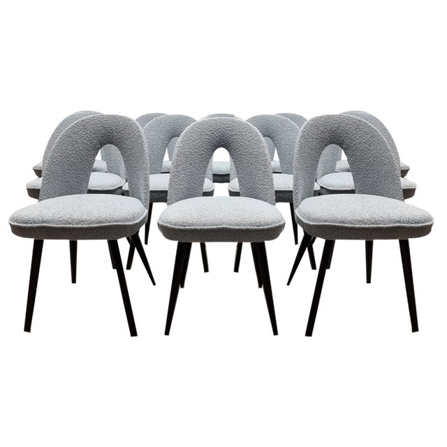 Dining Chairs by Antonin Suman, 1960s, Set of 12 For Sale